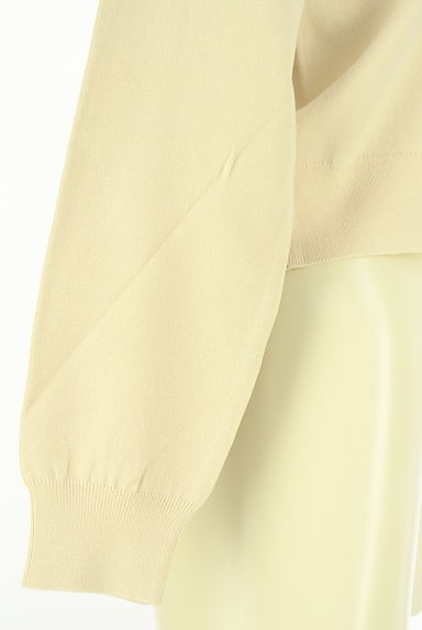 LAISSE PASSE（レッセパッセ）の古着「パール&ラインストーン付きニットカーデ（カーディガン・ボレロ）」大画像５へ