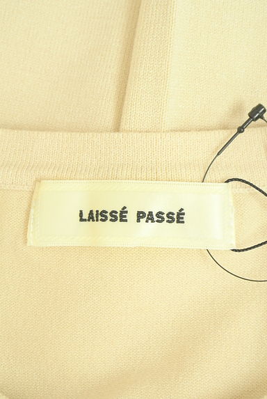 LAISSE PASSE（レッセパッセ）の古着「パール&ラインストーン付きニットカーデ（カーディガン・ボレロ）」大画像６へ