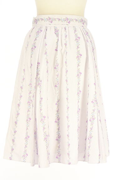 LAISSE PASSE（レッセパッセ）の古着「ベルト付き花柄膝下スカート（スカート）」大画像２へ