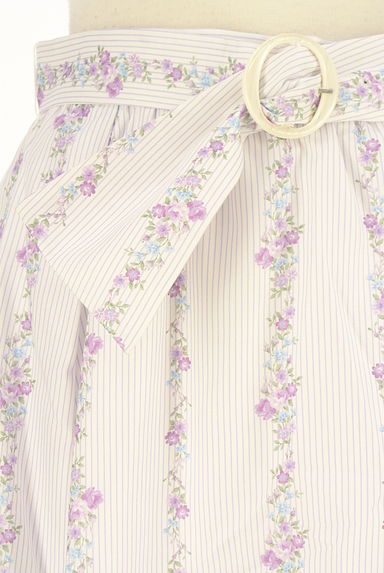 LAISSE PASSE（レッセパッセ）の古着「ベルト付き花柄膝下スカート（スカート）」大画像４へ