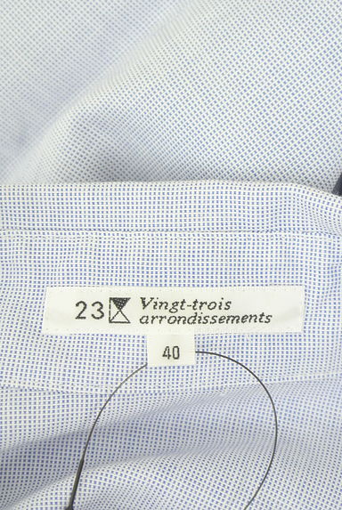 23区（ニジュウサンク）の古着「ラウンドヘムコットンシャツ（カジュアルシャツ）」大画像６へ