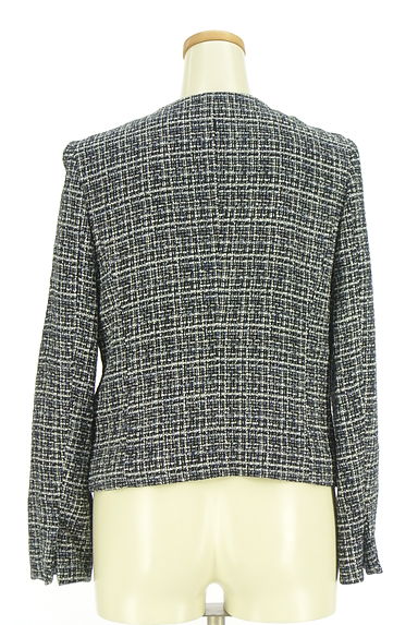 UNTITLED（アンタイトル）の古着「ラメツイードノーカラージャケット（ジャケット）」大画像２へ