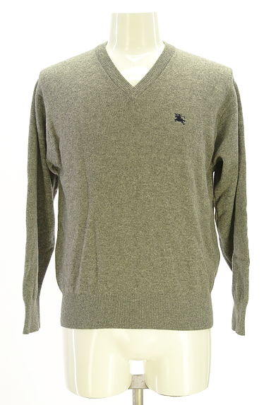 BURBERRY（バーバリー）の古着「Burberrys ワンポイント刺繍Vネックニット（カーディガン）」大画像１へ