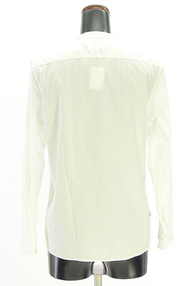 MARGARET HOWELL（マーガレットハウエル）の古着「バンドカラーブラウス（カットソー・プルオーバー）」大画像２へ