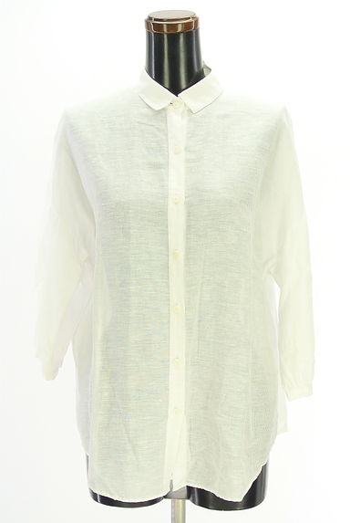 MACKINTOSH（マッキントッシュ）の古着「8分袖シアー綿麻シャツ（ブラウス）」大画像１へ