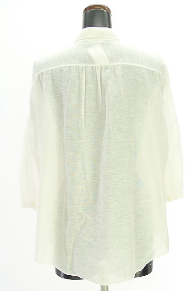 MACKINTOSH（マッキントッシュ）の古着「8分袖シアー綿麻シャツ（ブラウス）」大画像２へ
