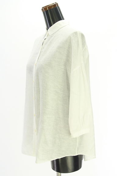 MACKINTOSH（マッキントッシュ）の古着「8分袖シアー綿麻シャツ（ブラウス）」大画像３へ