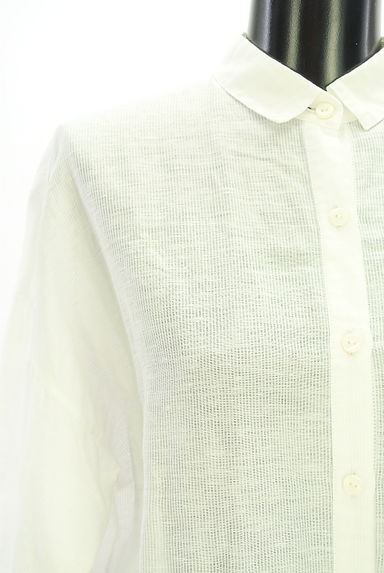 MACKINTOSH（マッキントッシュ）の古着「8分袖シアー綿麻シャツ（ブラウス）」大画像４へ