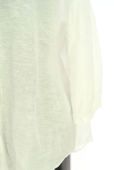 MACKINTOSH（マッキントッシュ）の古着「8分袖シアー綿麻シャツ（ブラウス）」大画像５へ