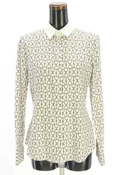 NARA CAMICIE（ナラカミーチェ）の古着「チェーン柄ブラウス（ブラウス）」大画像１へ