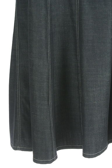 COMME CA（コムサ）の古着「Gabardine K.T ステッチ入りロングスカート（ロングスカート・マキシスカート）」大画像５へ