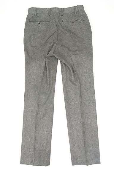 クリックで大画像表示 JOSEPH ABBOUD(ジョセフアブード)の古着「スウェード調センタープレスパンツ(パンツ)」大画像2へ