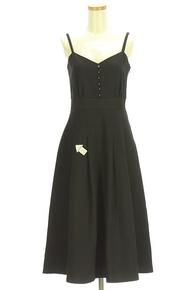 MISCH MASCH（ミッシュマッシュ）の古着「ロングフレアキャミワンピース（キャミワンピース）」大画像４へ