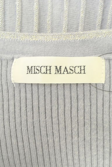 MISCH MASCH（ミッシュマッシュ）の古着「ベルト付きラメストライプロングニットワンピ（ワンピース・チュニック）」大画像６へ