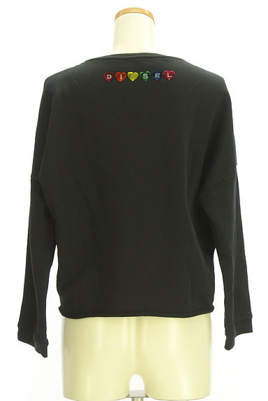 DIESEL（ディーゼル）の古着「カットオフロゴ刺繍スウェット（スウェット・パーカー）」大画像２へ