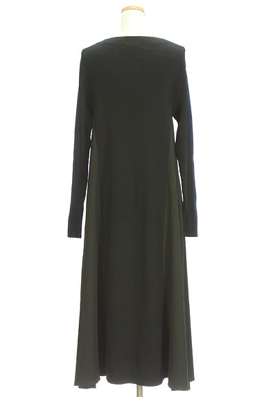 Droite lautreamont（ドロワットロートレアモン）の古着「異素材切替マキシフレアワンピース（ワンピース・チュニック）」大画像２へ