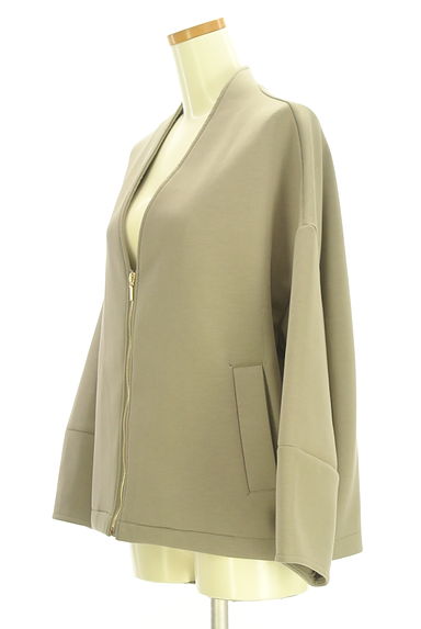 MAYSON GREY（メイソングレイ）の古着「ジップアップノーカラージャケット（ジャケット）」大画像３へ