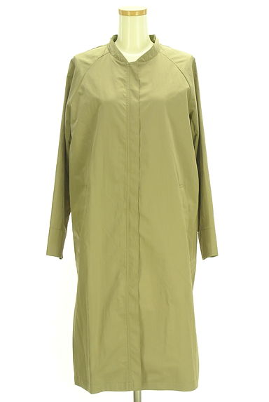 MAYSON GREY（メイソングレイ）の古着「ナイロン混ラグランロングコート（ブルゾン・スタジャン）」大画像１へ