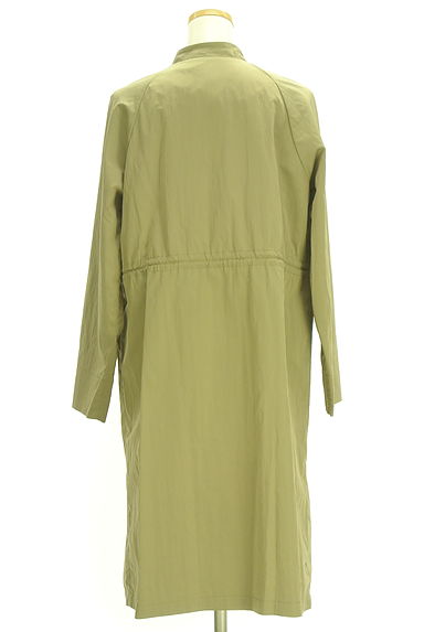 MAYSON GREY（メイソングレイ）の古着「ナイロン混ラグランロングコート（ブルゾン・スタジャン）」大画像２へ