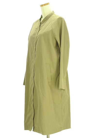 MAYSON GREY（メイソングレイ）の古着「ナイロン混ラグランロングコート（ブルゾン・スタジャン）」大画像３へ