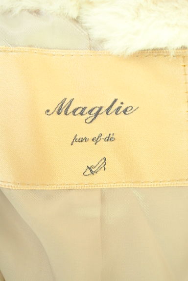 Maglie le cassetto（マーリエ ル カセット）の古着「ビジューブローチ付きエコファーコート（コート）」大画像６へ