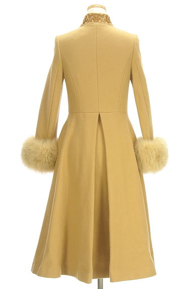 Lois CRAYON（ロイスクレヨン）の古着「刺繍入りハイネックフレアロングコート（コート）」大画像２へ