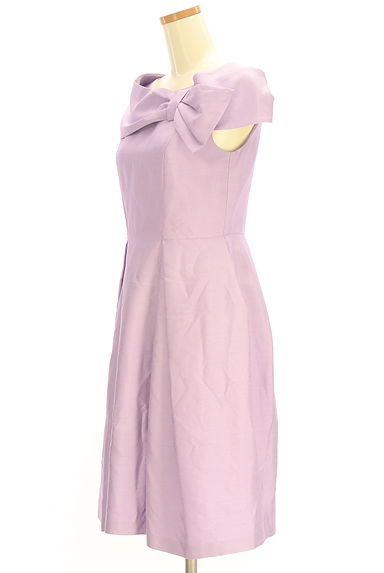 STRAWBERRY-FIELDS（ストロベリーフィールズ）の古着「ICHIE STRAWBERRY-FIELDS ロールカラーワンピ（ワンピース・チュニック）」大画像３へ