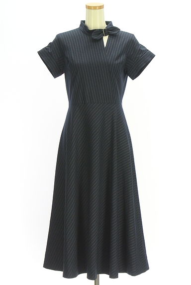 クリックで大画像表示 STRAWBERRY-FIELDS(ストロベリーフィールズ)の古着「ICHIE STRAWBERRY-FIELDS ストライプワンピ【付属ベルトなし】(ワンピース・チュニック)」大画像1へ