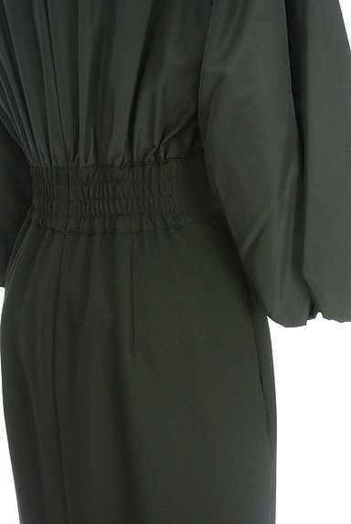 green label relaxing（グリーンレーベル リラクシング）の古着「ボリューム袖異素材切替ロングワンピース（ワンピース・チュニック）」大画像５へ