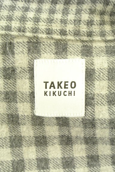 TAKEO KIKUCHI（タケオキクチ）の古着「チェック柄フランネルシャツ（カジュアルシャツ）」大画像６へ
