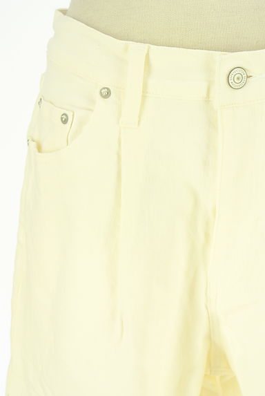 BARNYARDSTORM（バンヤードストーム）の古着「ホワイトデニムワイドパンツ（デニムパンツ）」大画像４へ