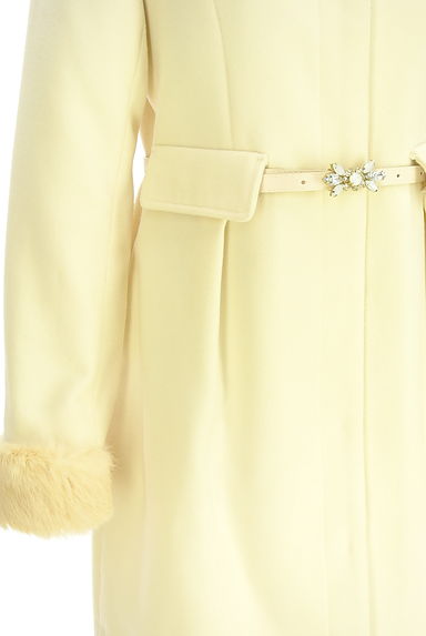 MISCH MASCH（ミッシュマッシュ）の古着「ラビットファー付きウールライクコート（コート）」大画像５へ