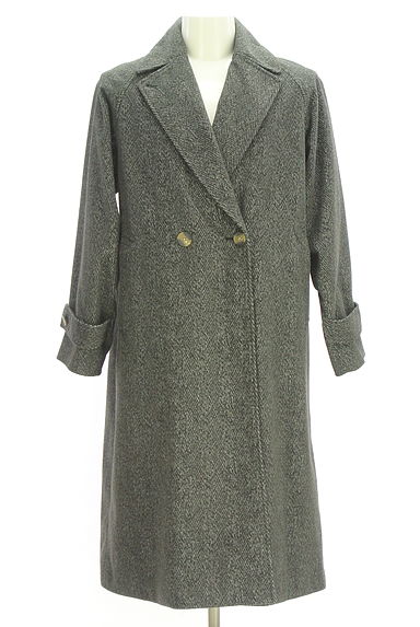 coen（コーエン）の古着「ヘリンボーン織ロングコート（コート）」大画像１へ