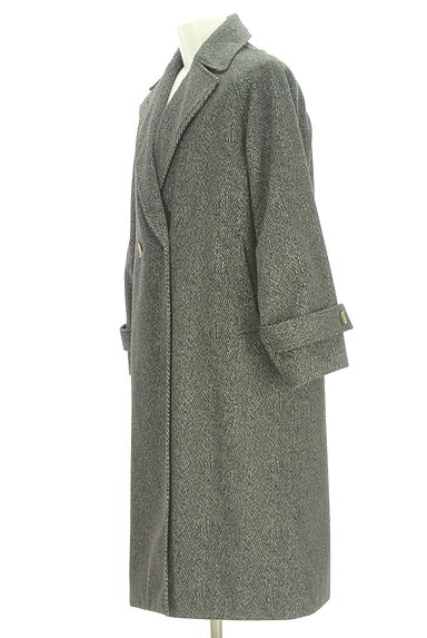coen（コーエン）の古着「ヘリンボーン織ロングコート（コート）」大画像３へ