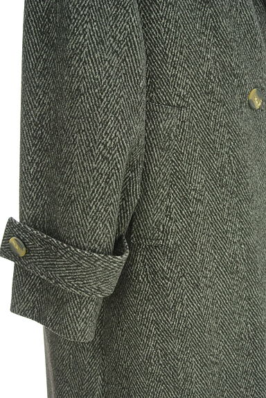 coen（コーエン）の古着「ヘリンボーン織ロングコート（コート）」大画像５へ