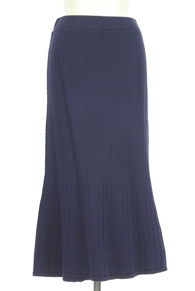 PROPORTION BODY DRESSING（プロポーションボディドレッシング）の古着「ペプラムニットトップス+スカート（セットアップ（ジャケット＋スカート））」大画像５へ