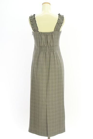 PROPORTION BODY DRESSING（プロポーションボディドレッシング）の古着「グレンチェック柄キャミワンピース（キャミワンピース）」大画像２へ