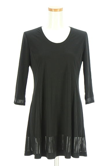 クリックで大画像表示 HIROKO BIS(ヒロコビス)の古着「スクエアプリントフレアチュニック(カットソー・プルオーバー)」大画像1へ