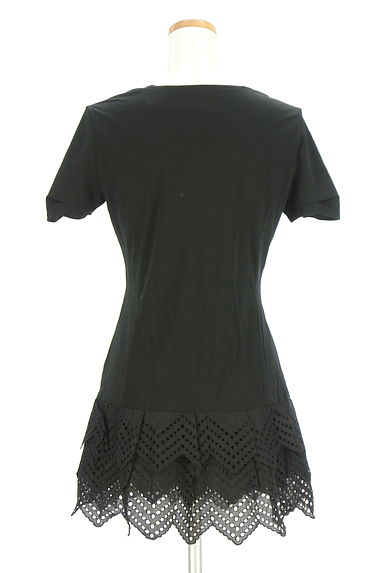 クリックで大画像表示 HIROKO BIS(ヒロコビス)の古着「ティアードフリルミニワンピース(カットソー・プルオーバー)」大画像2へ