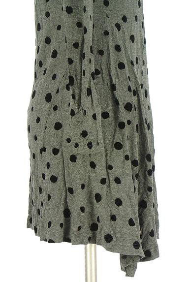 HIROKO BIS（ヒロコビス）の古着「フロッキードット膝上ワンピース（カットソー・プルオーバー）」大画像５へ