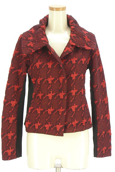 HIROKO BIS（ヒロコビス）の古着「サイドリブニット切替ジャケット（ジャケット）」大画像１へ