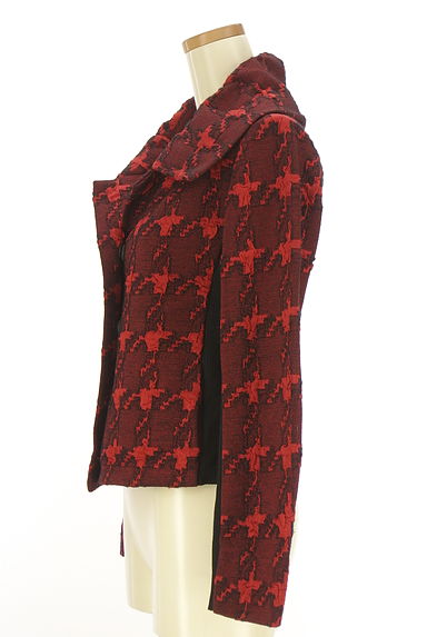 HIROKO BIS（ヒロコビス）の古着「サイドリブニット切替ジャケット（ジャケット）」大画像３へ