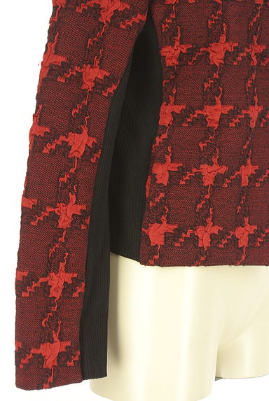 HIROKO BIS（ヒロコビス）の古着「サイドリブニット切替ジャケット（ジャケット）」大画像５へ