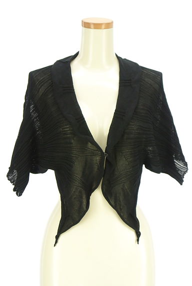 HIROKO BIS（ヒロコビス）の古着「esseNtieL HIROKO BIS シアーニットボレロ（カーディガン・ボレロ）」大画像１へ