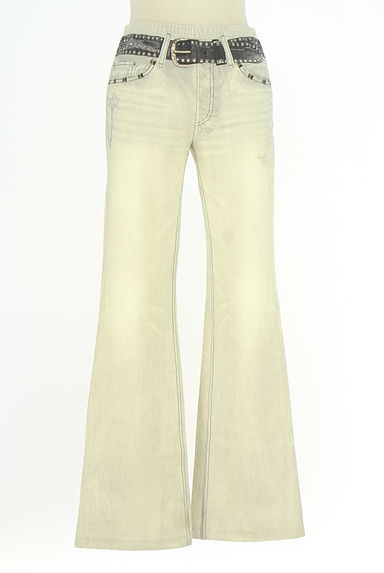 HIROKO BIS（ヒロコビス）の古着「フェイクプリントストレッチパンツ（パンツ）」大画像１へ