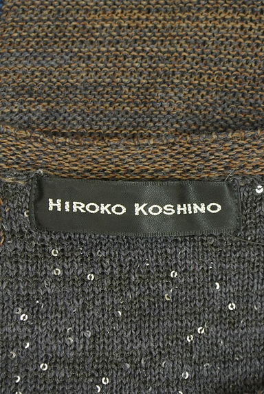 HIROKO KOSHINO（ヒロココシノ）の古着「スパンコール付きチュニックニット（ニット）」大画像６へ