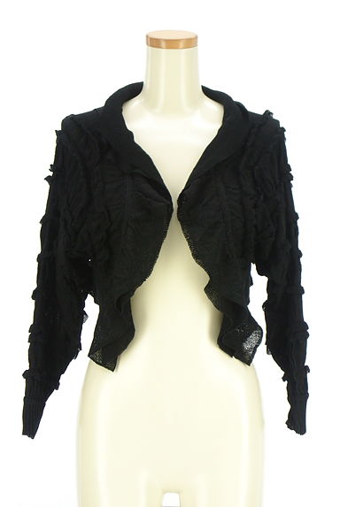 クリックで大画像表示 HIROKO BIS(ヒロコビス)の古着「フリル襟ニットボレロ(カーディガン・ボレロ)」大画像1へ