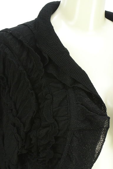 クリックで大画像表示 HIROKO BIS(ヒロコビス)の古着「フリル襟ニットボレロ(カーディガン・ボレロ)」大画像4へ