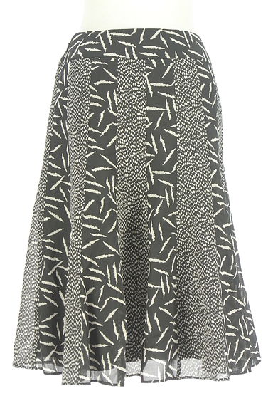 HIROKO BIS（ヒロコビス）の古着「膝丈シフォンフレアスカート（スカート）」大画像２へ