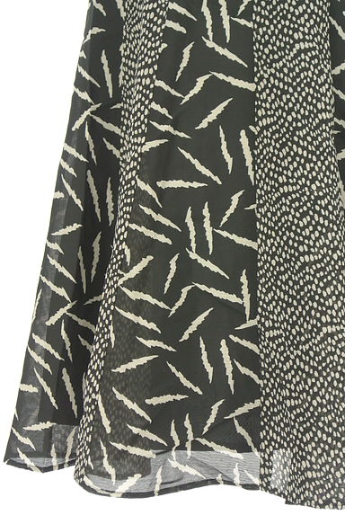 HIROKO BIS（ヒロコビス）の古着「膝丈シフォンフレアスカート（スカート）」大画像５へ